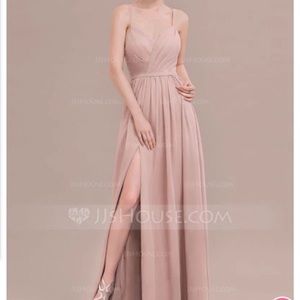 Blush Formal Dress (Bridesmaid, Prom, Gown) 🌸